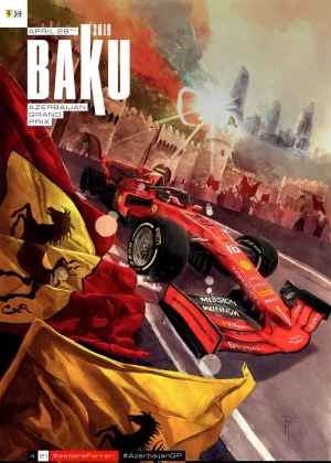 F1 2024 : Grand Prix d'Azerbaïdjan affiche 