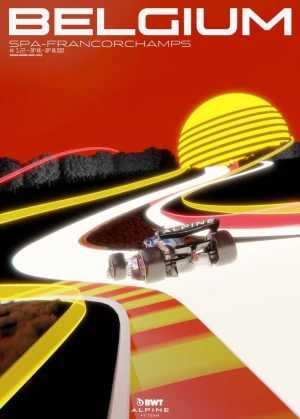  F1 2024 : Grand Prix de Belgique affiche 